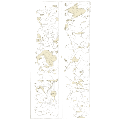 Tall bands of horsemen and figures - Galerie Mythologique, Volume 1 - 1811