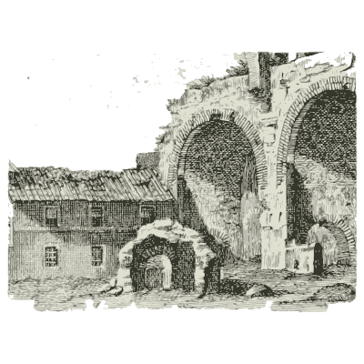 Ruins of the Temple of Peace 02 - Raccolta di 50 Vedute Antiche e Moderne della Citta di Roma - 1800