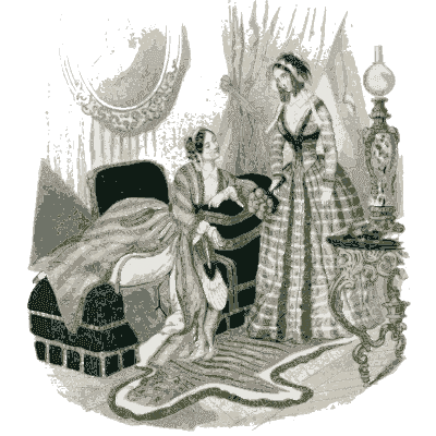 Two women in a bedroom - Dame Fashion: Paris-London, 1786-1912 - 1913