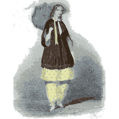 Child in a coat and pantalettes - Dame Fashion: Paris-London, 1786-1912 - 1913