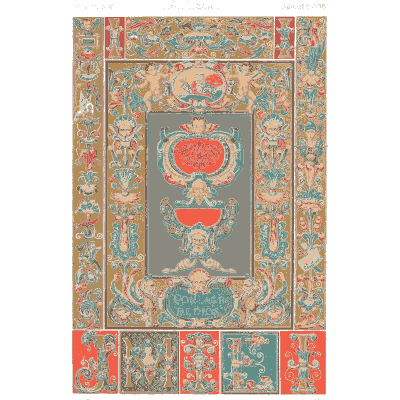 Panel plate with a green centre