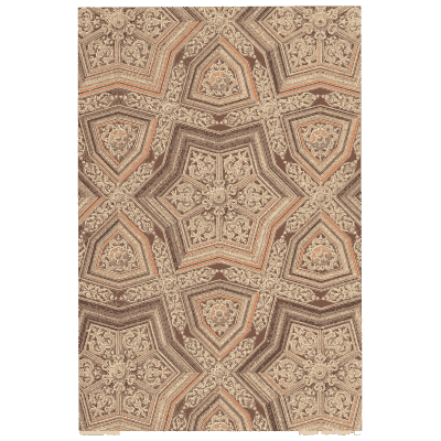 Interlaced arabesque ceiling - Polychromatic Ornament - 1877