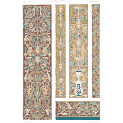 Pilaster strip plate