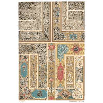 Panel sampler plate in blue