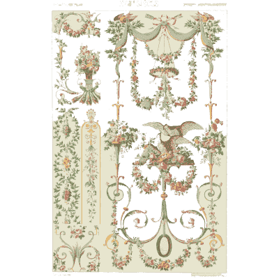 Line grotesque plate