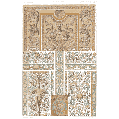 Grotesque panel plate