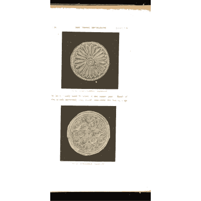 Gold plates with petals and spirals - Mycenae: A Narrative of Researches and Discoveries - 1880