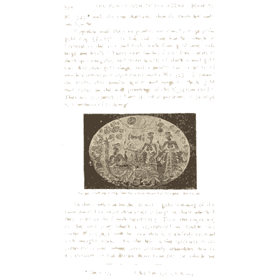 Gold sheet with figures - Mycenae: A Narrative of Researches and Discoveries - 1880