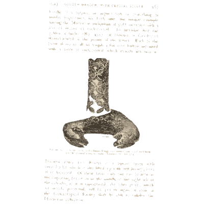 Forked bronze fitting - Mycenae: A Narrative of Researches and Discoveries - 1880