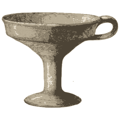 Stemmed cup with loop handle 02 - Mycenae: A Narrative of Researches and Discoveries - 1880