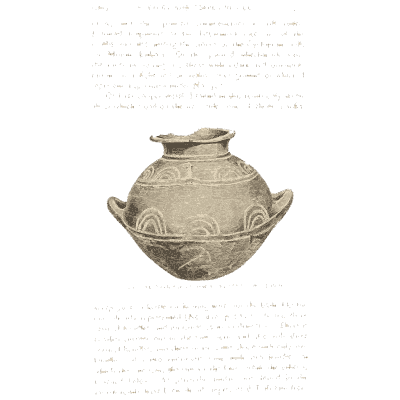 Two-handled round jar - Mycenae: A Narrative of Researches and Discoveries - 1880
