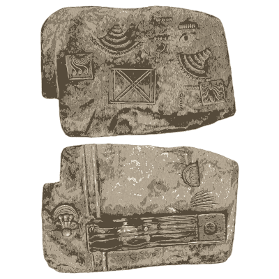 Stone casting mould - Mycenae: A Narrative of Researches and Discoveries - 1880