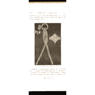 Long pin and plate - Mycenae: A Narrative of Researches and Discoveries - 1880