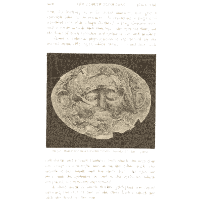 Gold face mask 02 - Mycenae: A Narrative of Researches and Discoveries - 1880