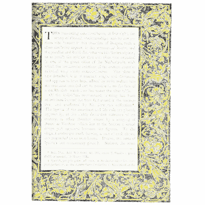 Text page in a gold border - Dresses and Decorations of the Middle Ages - 1843
