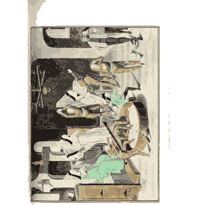 Figures in a dark interior - Dresses and Decorations of the Middle Ages - 1843