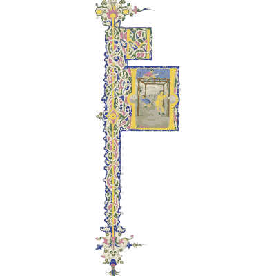 Illuminated margin plate - Illuminated Ornaments Selected from Manuscripts - 1833