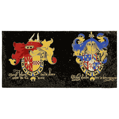 Armorial illumination plate - Illuminated Ornaments Selected from Manuscripts - 1833