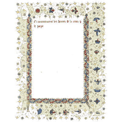 Illuminated page frame plate - Illuminated Ornaments Selected from Manuscripts - 1833