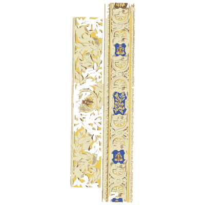 Illuminated margin bar plate - Illuminated Ornaments Selected from Manuscripts - 1833