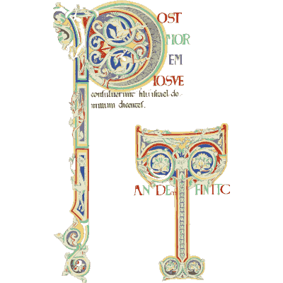 Illuminated initial page plate 01