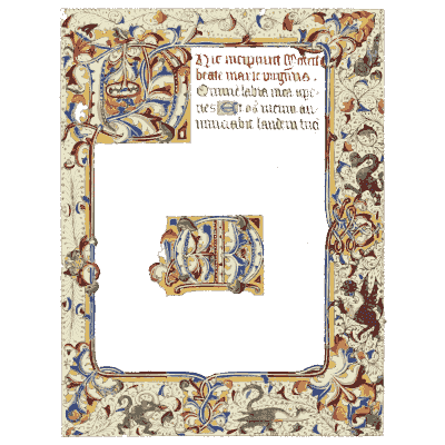 Illuminated frame plate 02 - Illuminated Ornaments Selected from Manuscripts - 1833