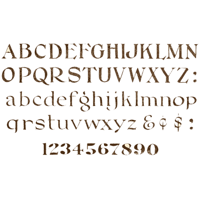 Modern roman alphabet specimen - One Hundred Alphabets for the Show Card Writer - 1919