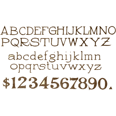 Bold roman alphabet specimen - One Hundred Alphabets for the Show Card Writer - 1919