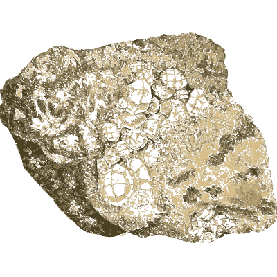 Rock studded with white crystals - British Mineralogy, Volume 1 - 1804