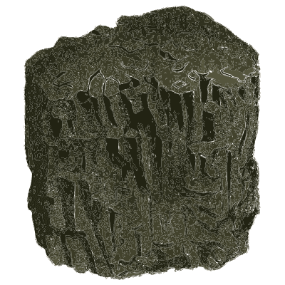 Columnar dark green black block - British Mineralogy, Volume 3 - 1809