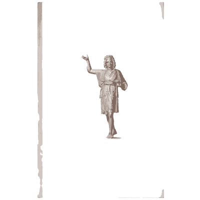 Standing figure with raised arm - Specimens of Antient Sculpture: Egyptian, Etruscan, Greek and Roman - 1809