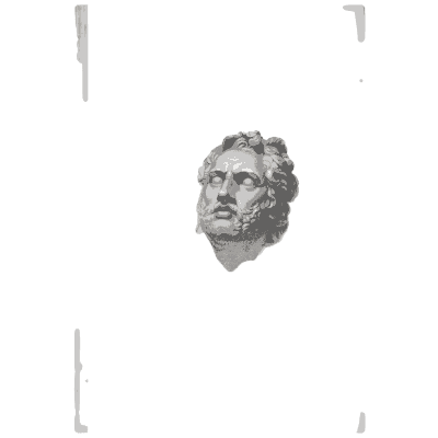 Bearded head 02 - Specimens of Antient Sculpture: Egyptian, Etruscan, Greek and Roman - 1809