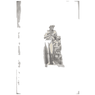 Nude youth with tree trunk 02 - Specimens of Antient Sculpture: Egyptian, Etruscan, Greek and Roman - 1809