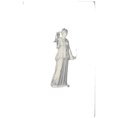 Standing draped woman 02 - Specimens of Antient Sculpture: Egyptian, Etruscan, Greek and Roman - 1809