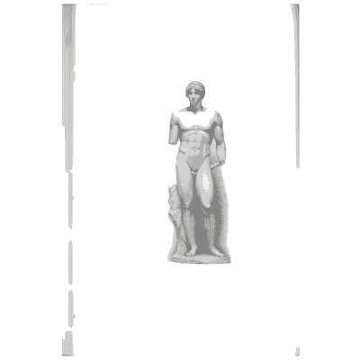 Standing athlete 02 - Specimens of Antient Sculpture: Egyptian, Etruscan, Greek and Roman - 1809