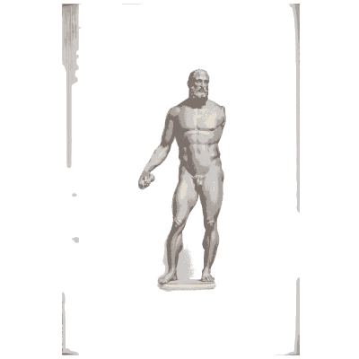 Bearded Hercules 02 - Specimens of Antient Sculpture: Egyptian, Etruscan, Greek and Roman - 1809