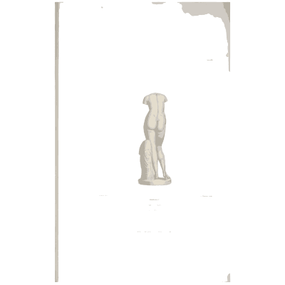 Nude figure from behind - Specimens of Antient Sculpture: Egyptian, Etruscan, Greek and Roman - 1809