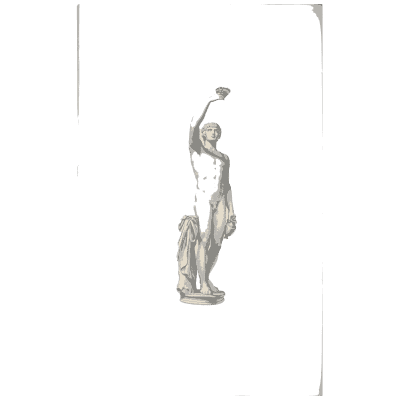 Figure raising a cup - Specimens of Antient Sculpture: Egyptian, Etruscan, Greek and Roman - 1809