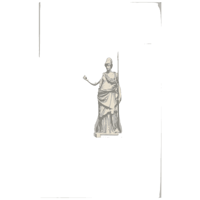 Minerva with spear 02 - Specimens of Antient Sculpture: Egyptian, Etruscan, Greek and Roman - 1809