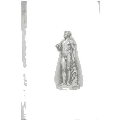 Nude figure with tree stump 02 - Specimens of Antient Sculpture: Egyptian, Etruscan, Greek and Roman - 1809