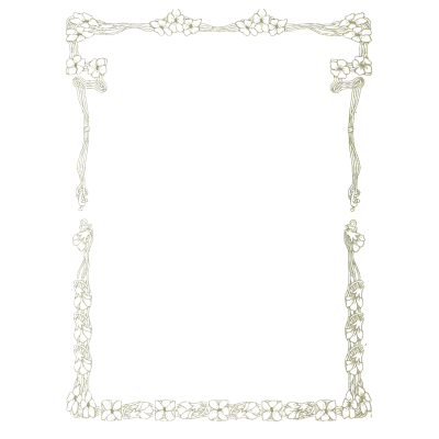 Bow and garland frame - Specimens of Point Line Type: Borders, Ornaments, Brass Rules - 1908