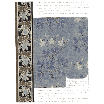 Columbine textile pattern - Étude de la Plante - 1903