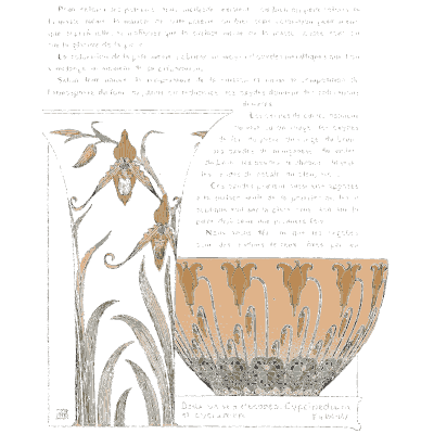 Two decorated vases - Étude de la Plante - 1903