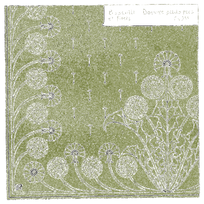 Dandelion panel - Étude de la Plante - 1903