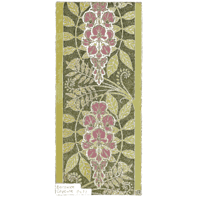 Wisteria border - Étude de la Plante - 1903