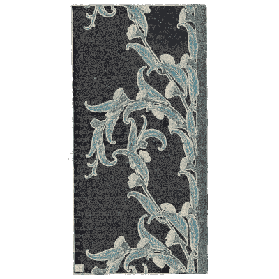 Blue bell flower embroidered band - Étude de la Plante - 1903