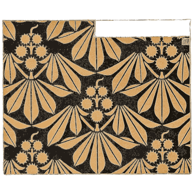 Chestnut leaf pattern - Étude de la Plante - 1903
