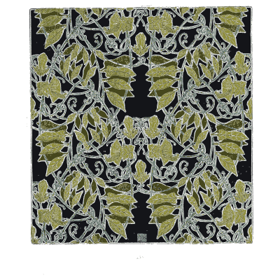 Cobaea textile repeat - Étude de la Plante - 1903