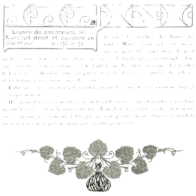 Repeat construction diagrams - Étude de la Plante - 1903