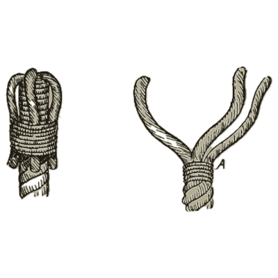 Rope end knots 01 - Knots, Splices and Rope Work - 1912